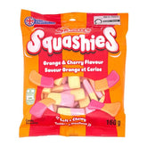 Swizzels Squashies Orange & Cherry Flavor Gummy Candy (160g) Imported From England Simple Squashies
